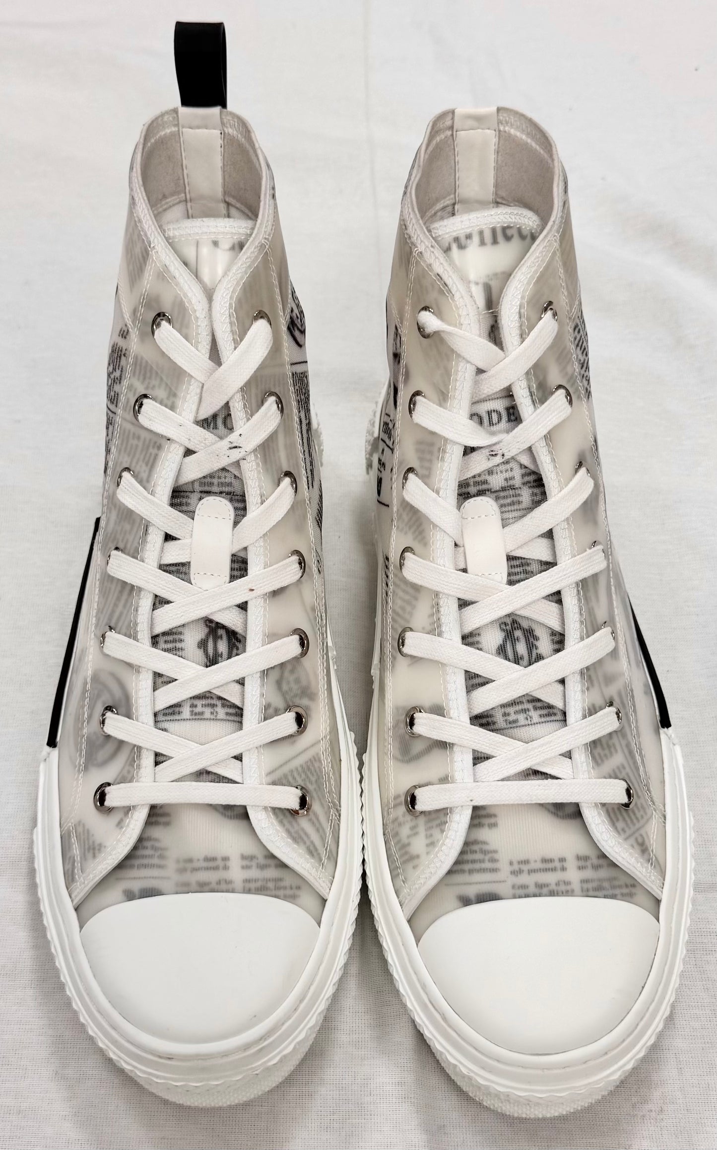 Dior B23 High Top Daniel Arsham Newspaper (Pre-Owned)