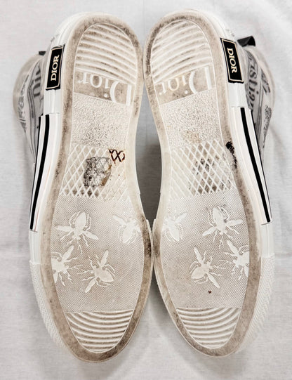 Dior B23 High Top Daniel Arsham Newspaper (Pre-Owned)