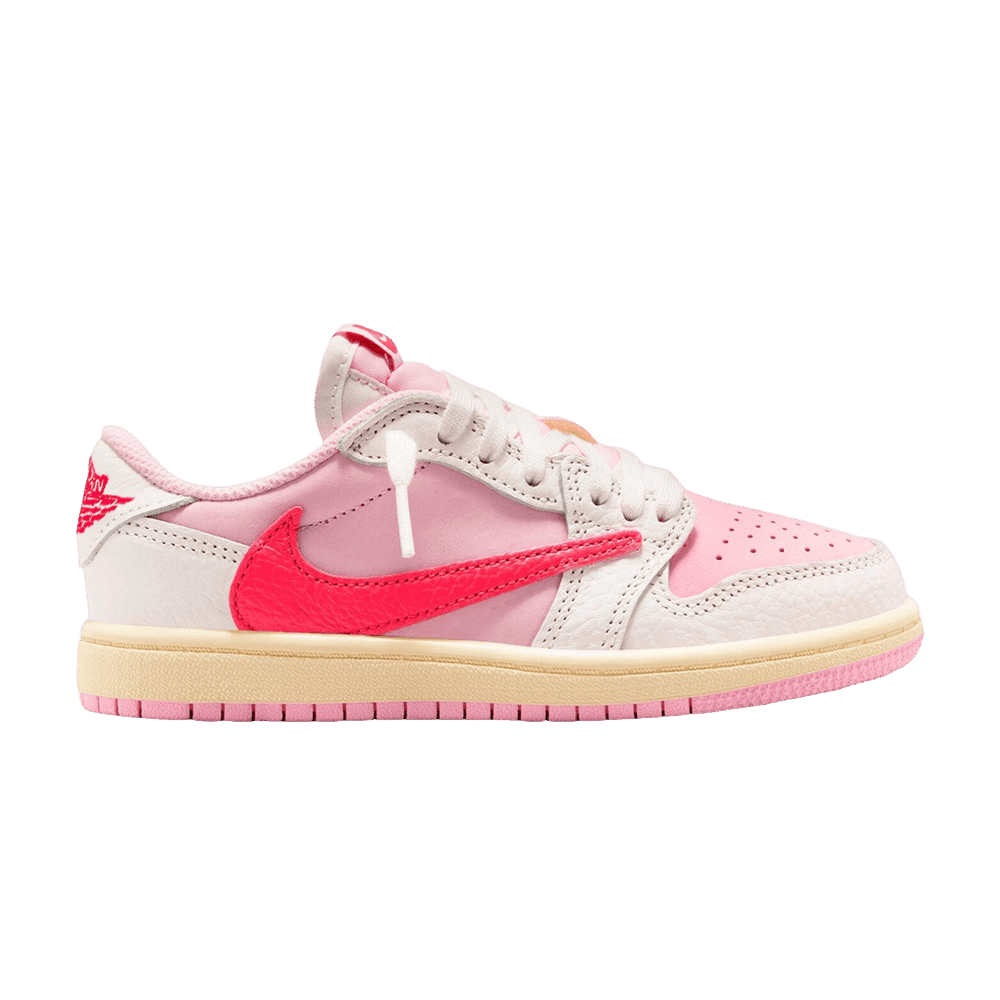 Jordan 1 Retro Low OG SP Travis Scott Sail Tropical Pink (PS)