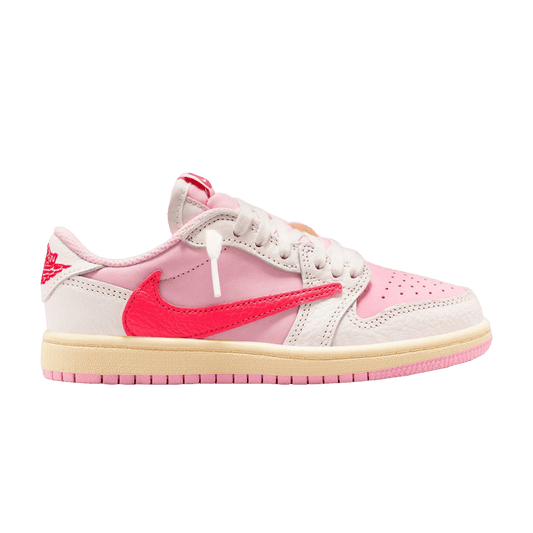 Jordan 1 Retro Low OG SP Travis Scott Sail Tropical Pink (PS)