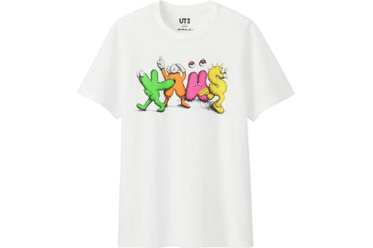 KAWS x Uniqlo Logo Tee (Asia Sizing) White