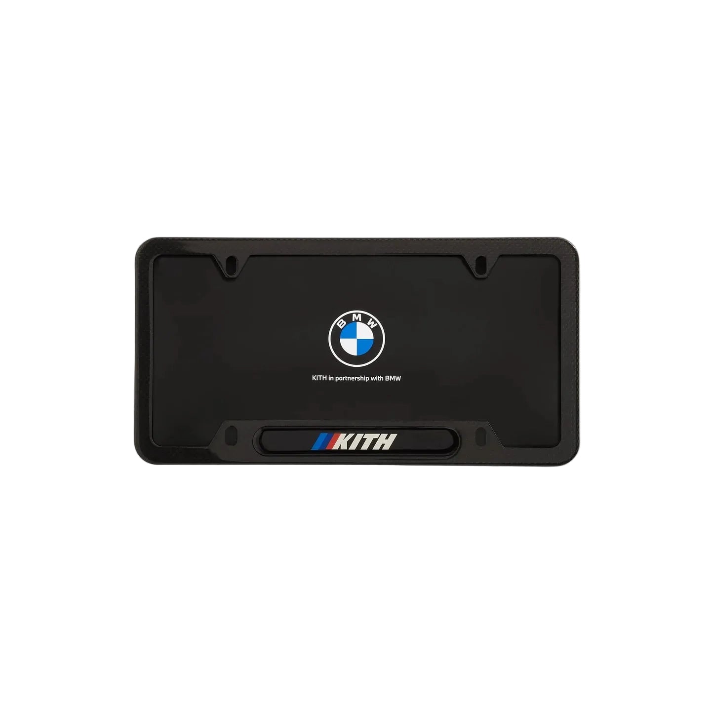Kith for BMW Carbon Fiber Car Plate Black