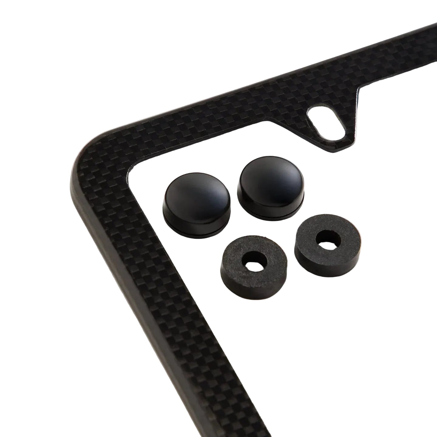 Kith for BMW Carbon Fiber Car Plate Black