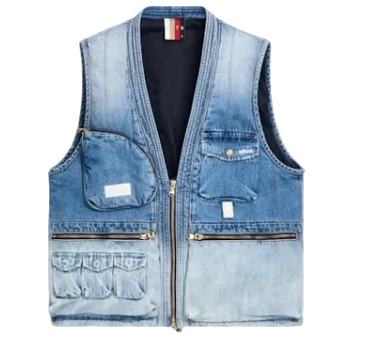 Kith Denim Quilted Tactical Vest