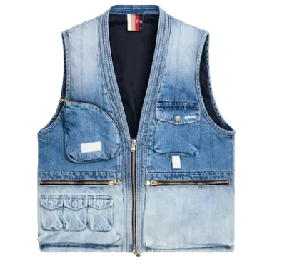 Kith Denim Quilted Tactical Vest