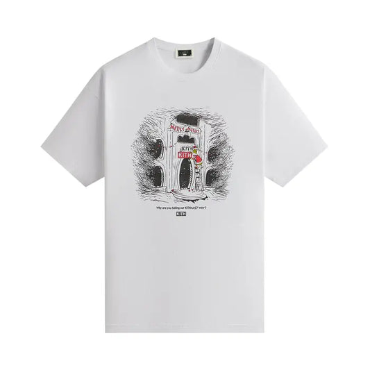 Kith x The Grinch Sign Vintage Tee 'White'