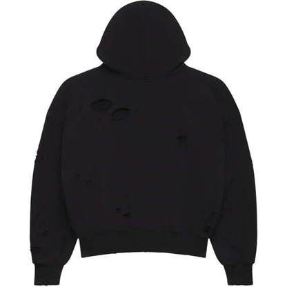 Lost Shadows DSTRY DBL Layer Logo Hoodie Black