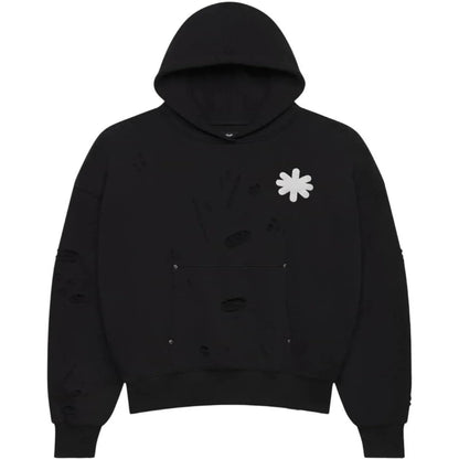 Lost Shadows DSTRY DBL Layer Logo Hoodie Black