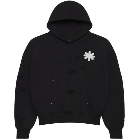 Lost Shadows DSTRY DBL Layer Logo Hoodie Black