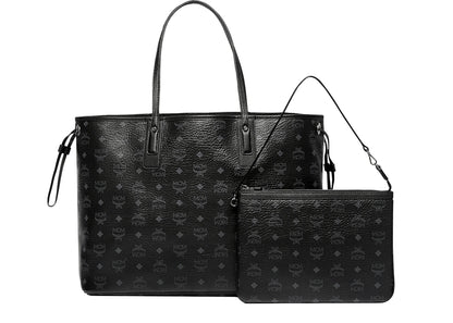 MCM Reversible Liz Shopper Visetos Large Black *UNDER RETAIL*