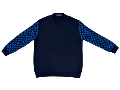 Louis Vuitton Monogram Mix Cashmere Crewneck (Pre-Owned)