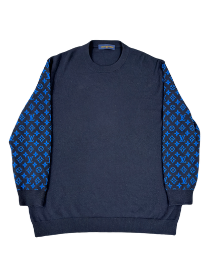 Louis Vuitton Monogram Mix Cashmere Crewneck (Pre-Owned)