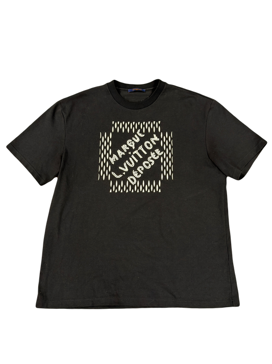 Louis Vuitton Embroidery Logo T-Shirt (Pre-Owned)