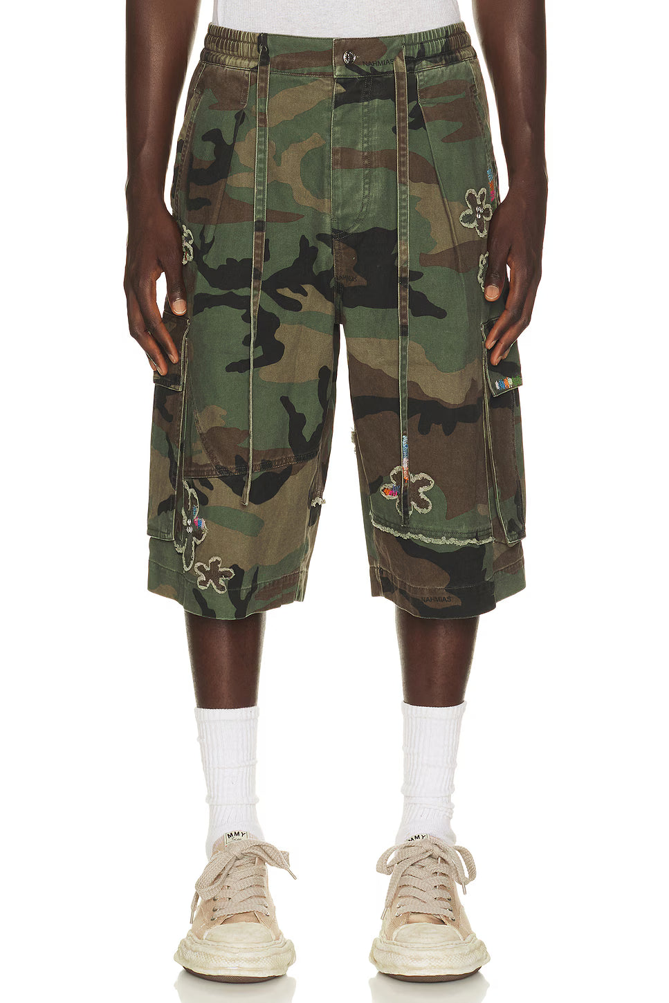 Nahmias Floral Patch Crystal Camo Short