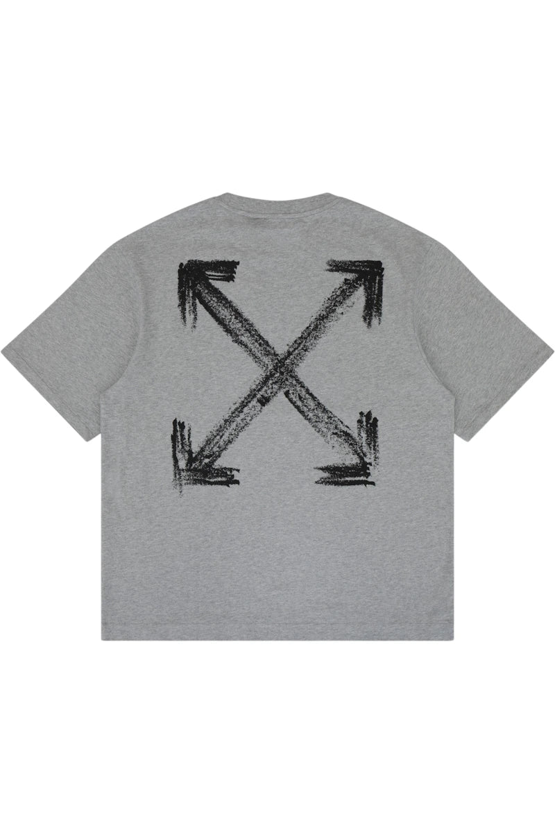 Off-White Chalk Arrow Skate Fit Tee ‘Heather Grey’