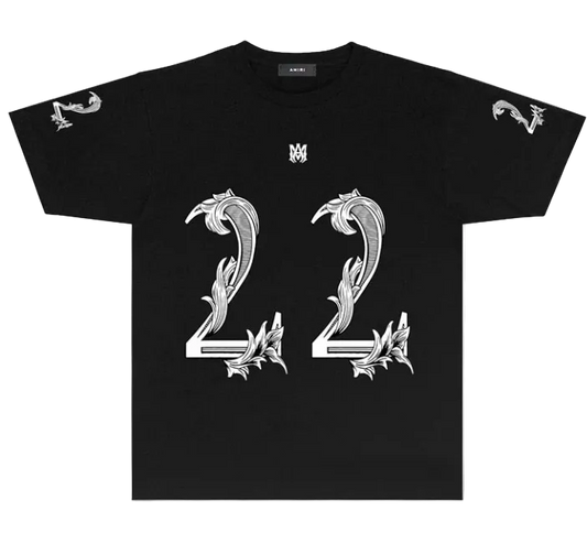 Oversized Amiri 22 Tee 'Black'