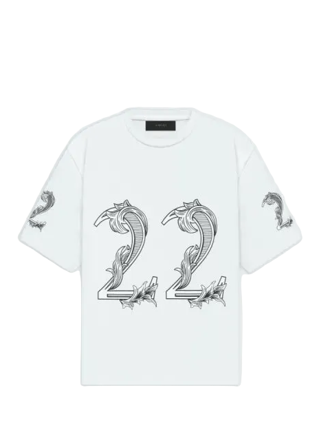 Oversized Amiri 22 Tee 'White'