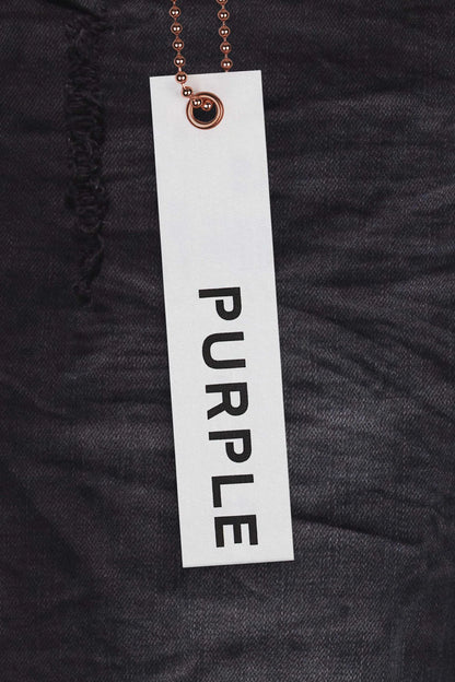 Purple P002 Black Wash Blowout Jeans