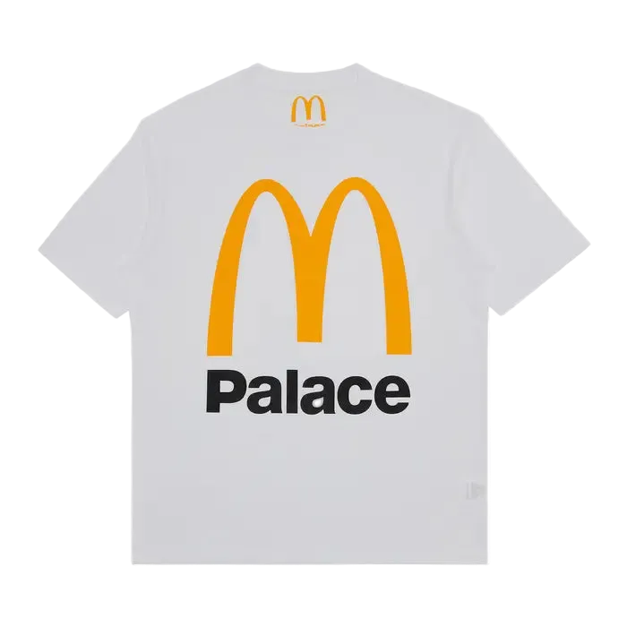 Palace x McDonald's Logo T-Shirt 'White'