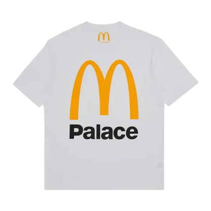 Palace x McDonald's Logo T-Shirt 'White'