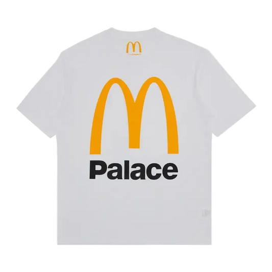 Palace x McDonald's Logo T-Shirt 'White'