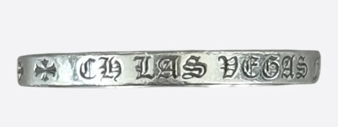 Chrome Hearts Silver Las Vegas Spacer Ring