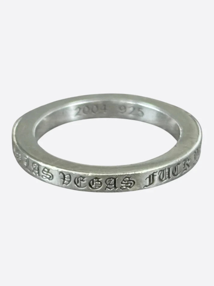Chrome Hearts Silver Las Vegas Spacer Ring
