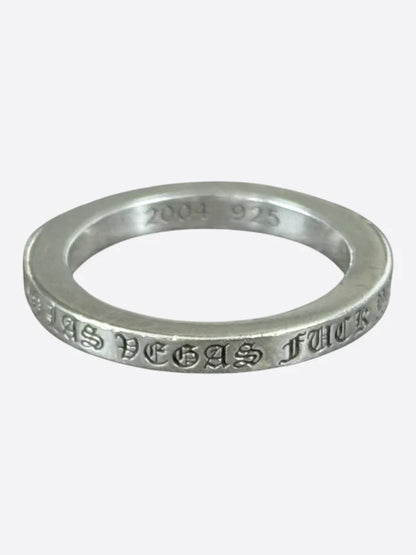Chrome Hearts Silver Las Vegas Spacer Ring