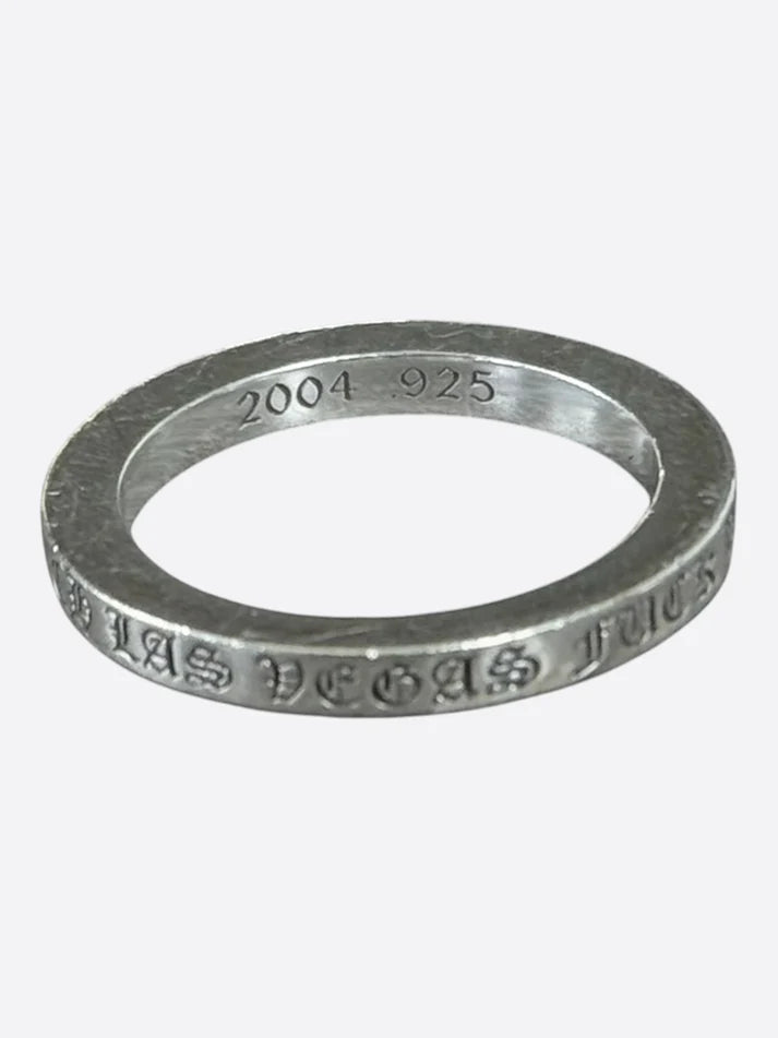 Chrome Hearts Silver Las Vegas Spacer Ring