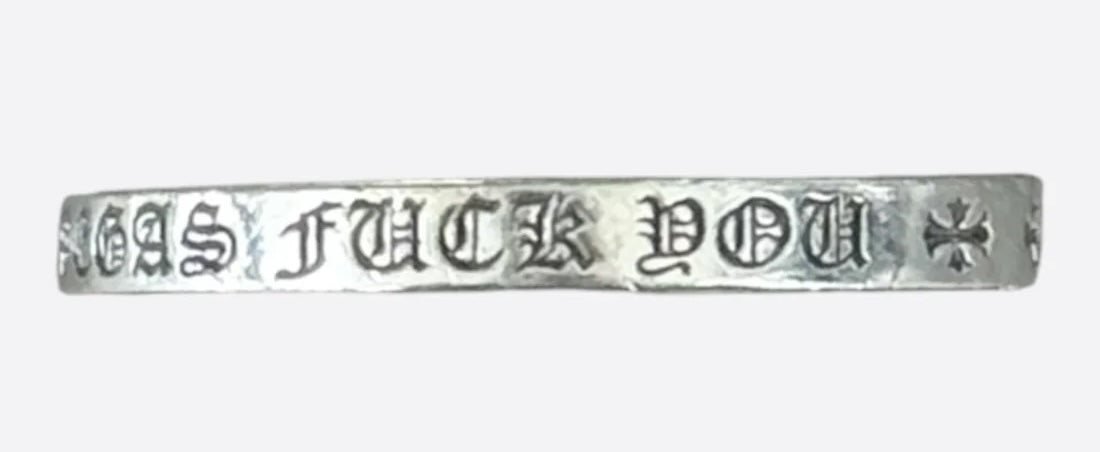 Chrome Hearts Silver Las Vegas Spacer Ring