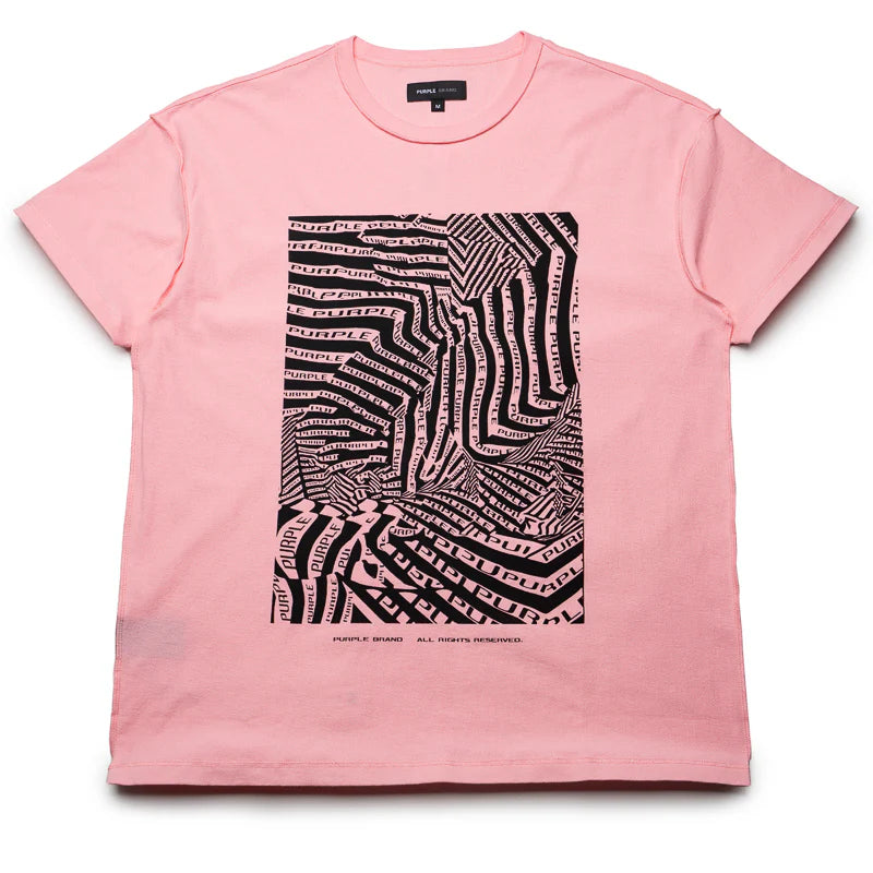Purple Brand OP-Art Tee 'Pink'