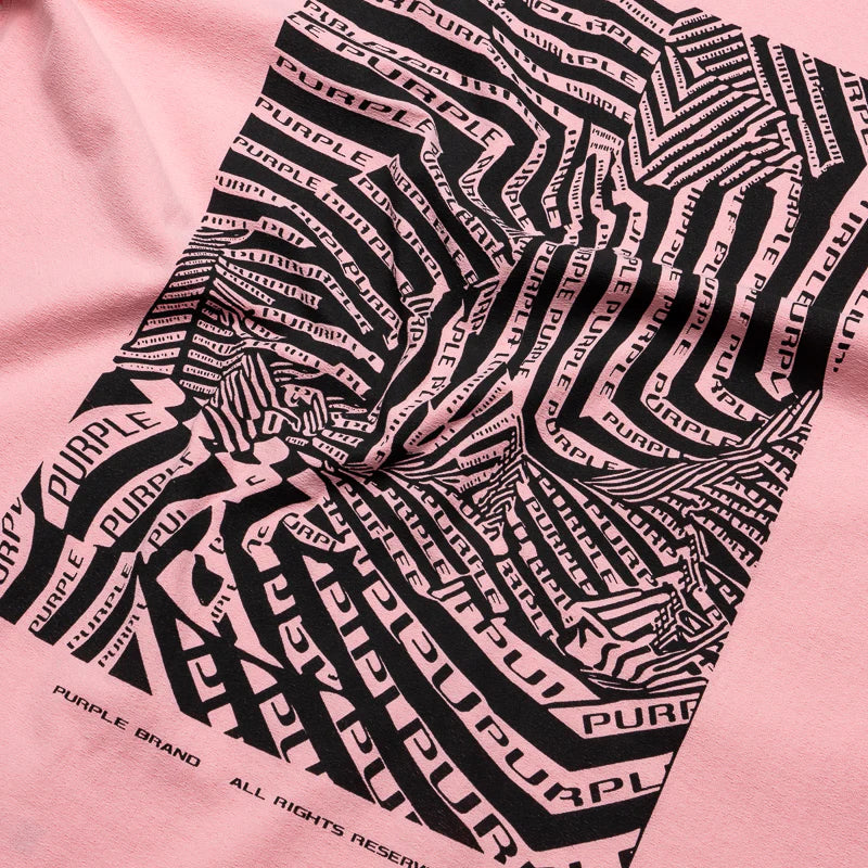 Purple Brand OP-Art Tee 'Pink'