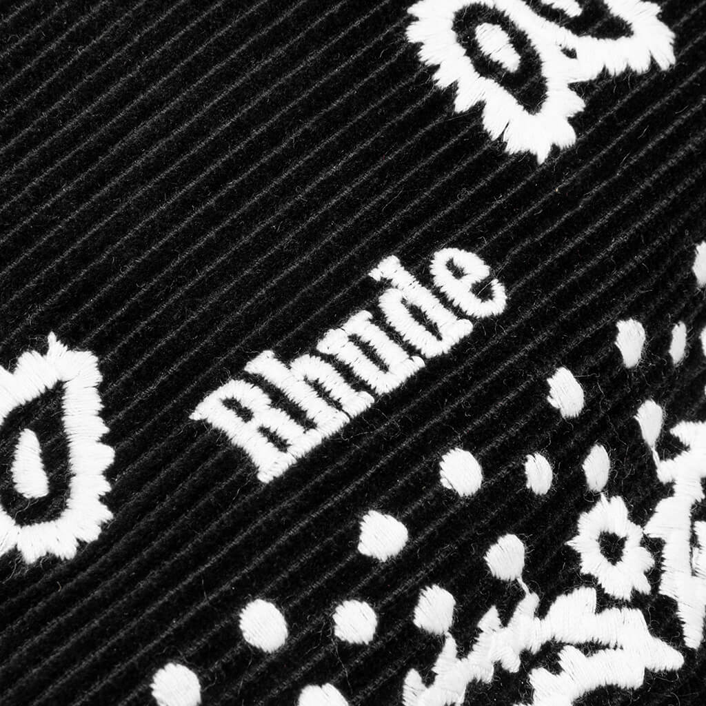Rhude Bandana Bomber Jacket 'Black/White'