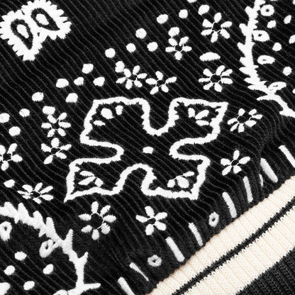 Rhude Bandana Bomber Jacket 'Black/White'