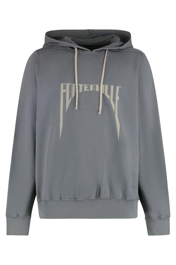 Rick Owens DRKSHDW Drawstring Oversized Jersey Hoodie 'Grey'