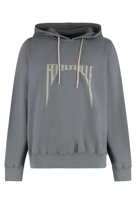 Rick Owens DRKSHDW Drawstring Oversized Jersey Hoodie 'Grey'