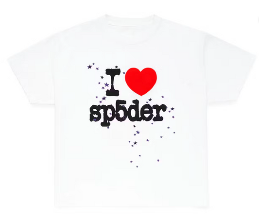 Sp5der I Heart SP5DER Tee 'White'