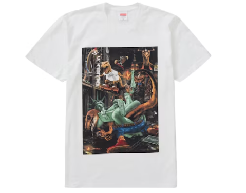 Supreme T-Rex Tee White