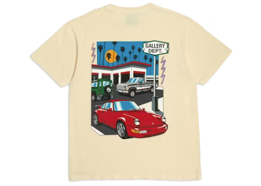 Gallery Dept. Drive Thru Boxy Fit Tee Cream