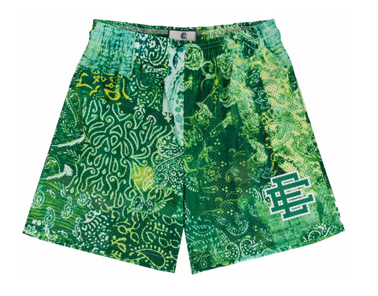 Eric Emanuel EE Basic/Core Short Neon Green Paisley