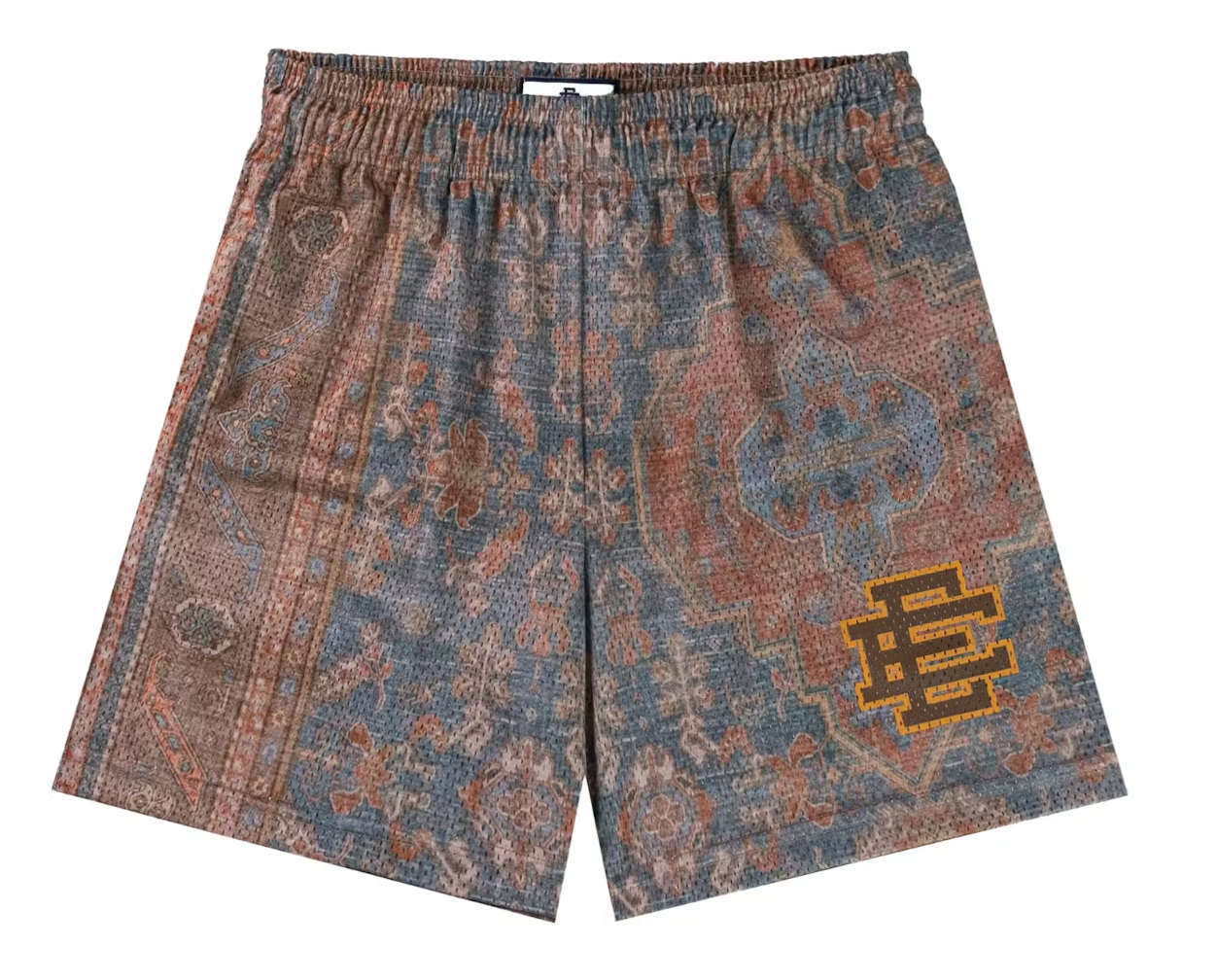 Eric Emanuel EE Basic/Core Rug Print Short Tan/Red