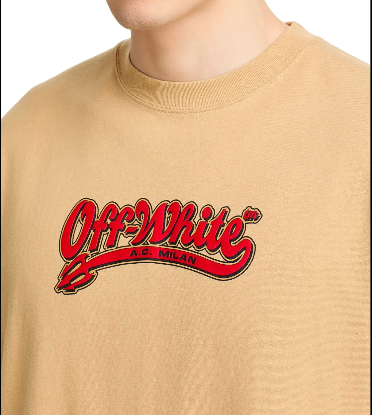 Off-White x A.C Milan Graphic Logo Tee Exclusive