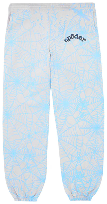 Sp5der AOP Web Sweatpants 'Heather Grey'