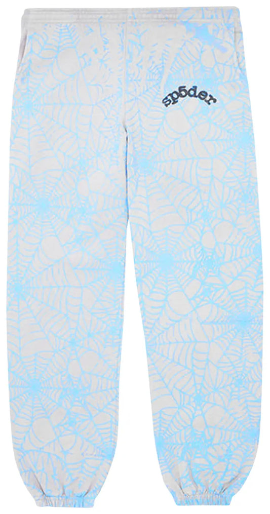 Sp5der AOP Web Sweatpants 'Heather Grey'