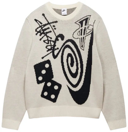 Stussy x Nike Icon Knit Sweater 'Natural'