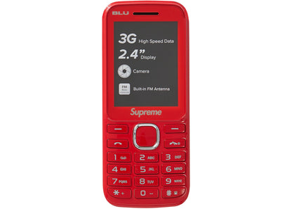 Supreme BLU Burner Phone Red