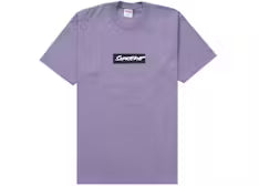 Supreme Futura Box Logo Tee Dusty Purple