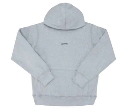 Supreme Trademark Hooded Sweatshirt 'Heather Grey'