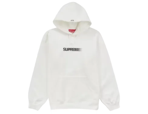 Supreme Motion Logo Hooded Sweatshirt (SS23) 'White'