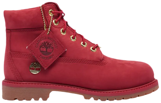 Timberland 6 Inch Premium Boot Dark Red Nubuck